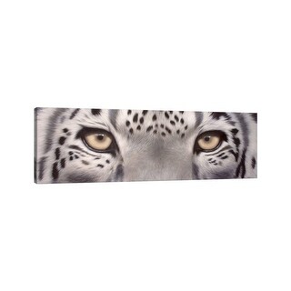 iCanvas "Snow Leopard Eyes" by Rachel Stribbling Canvas Print - Bed